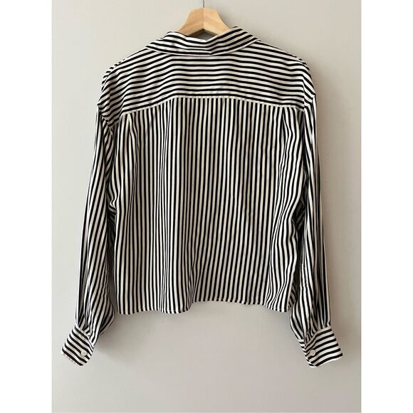 Vintage Silk Stripped Blouse - Picture 5 of 5